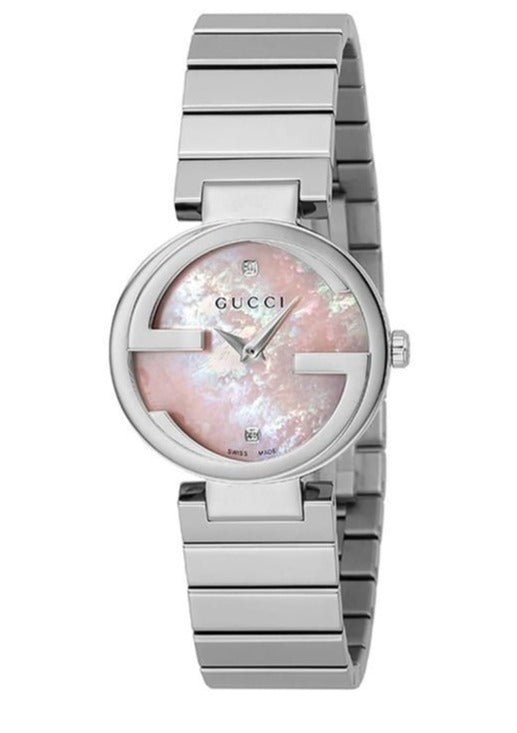 Gucci Interlocking Quartz Watch For Women - YA133505 Buy Now By Gucci