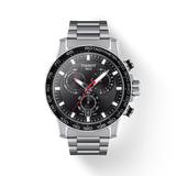 Tissot Supersport Chrono Black Dial Silver Steel Strap Watch For Men - T125.617.11.051.00 Buy Now By Tissot