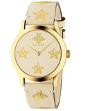 Gucci G Timeless White Dial White Leather Strap Watch For Women - YA1264096 Buy Now By Gucci