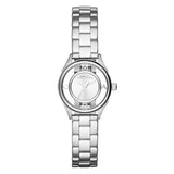 Marc Jacobs Tether Transparent Silver Dial Silver Steel Strap Watch for Women - MBM3416 Buy Now By Marc Jacobs