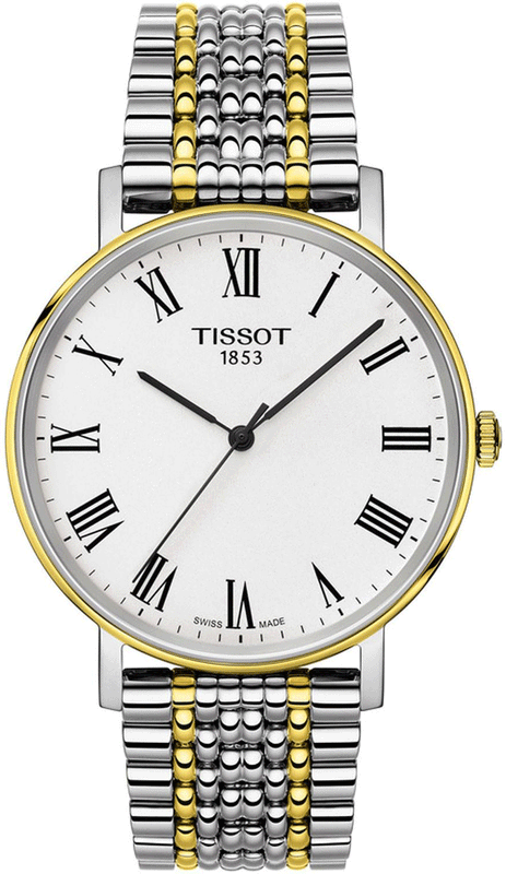 Tissot Everytime Medium White Dial Two Tone Mesh Bracelet Watch For Men - T109.410.22.033.00 Buy Now By Tissot