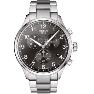 Tissot T Classic Chrono XL Black Dial Silver Steel Strap Watch For Men - T116.617.11.057.01 Buy Now By Tissot