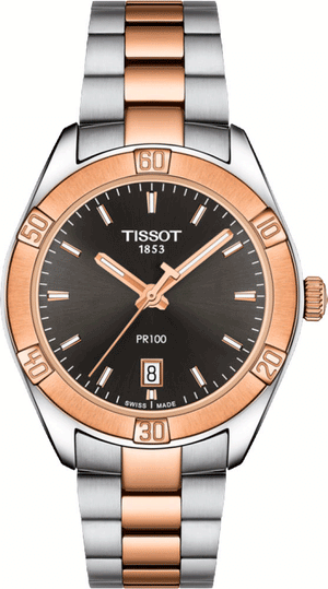 Tissot PR 100 Sport Chic Anthracite Dial Watch For Women - T101.910.22.061.00 Buy Now By Tissot