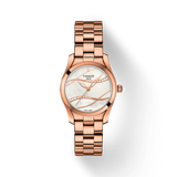 Tissot T Wave T Lady Mother of Pearl Dial Rose Gold Steel Strap Watch For Women - T112.210.33.111.00 Buy Now By Tissot