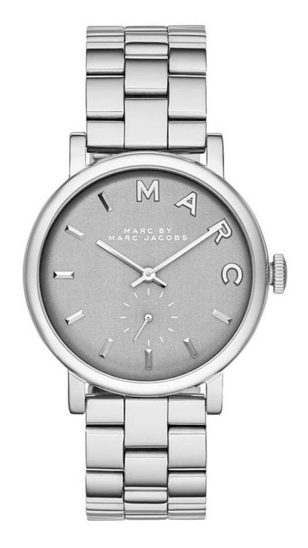 Marc Jacobs Baker Grey Dial Silver Steel Strap Watch for Women - MBM8630 Buy Now By Marc Jacobs