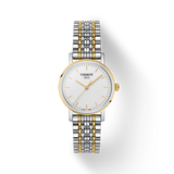 Tissot T Classic Everytime Small White Dial Two Tone Mesh Bracelet Watch For Women - T109.210.22.031.00 Buy Now By Tissot
