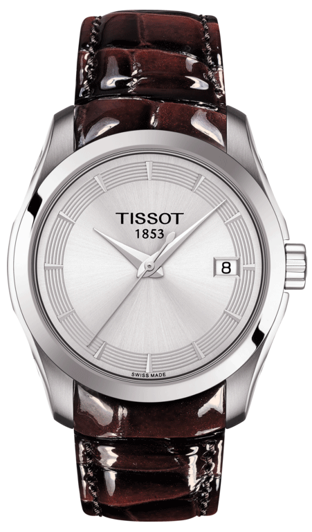 Tissot T Classic Couturier Quartz Silver Dial Watch For Women - T035.210.16.031.03 Buy Now By Tissot