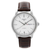 Tissot Automatics III Steel White Dial Brown Leather Strap Watch For Men - T065.430.16.031.00 Buy Now By Tissot