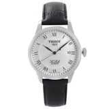 Tissot T Classic Le Locle Automatic Silver Dial Black Leather Strap Watch For Men - T41.1.423.33 Buy Now By Tissot