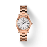 Tissot T Wave Mother of Pearl Dial Rose Gold Steel Strap Watch For Women - T112.210.33.113.00 Buy Now By Tissot
