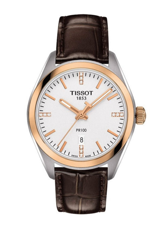 Tissot PR 100 Lady Diamonds Watch For Women - T101.210.26.036.00 Buy Now By Tissot