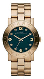 Marc Jacobs Amy Green Dial Gold Steel Strap Watch for Women - MBM8609 Buy Now By Marc Jacobs