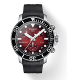 Tissot Seastar 1000 Chronograph Red Dial Black Rubber Strap Watch For Men - T120.417.17.421.00 Buy Now By Tissot