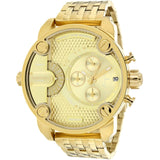 Diesel Big Daddy Analog Gold Dial Gold Stainless Steel Watch For Men - DZ7287 Buy Now By Diesel