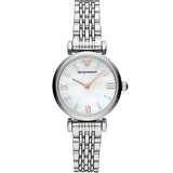 Emporio Armani Donna Mother of Pearl Dial Silver Steel Strap Watch For Women - AR11204 Buy Now By Emporio Armani