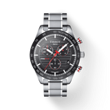 Tissot T Sport PRS 516 Chronograph Black Dial Silver Steel Strap Watch For Men - T100.417.11.051.01 Buy Now By Tissot