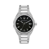 Maserati Stile Analog Black Dial Silver Steel Strap Watch For Men - R8853142003 Buy Now By Maserati