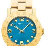 Marc Jacobs Amy Green Dial Gold Steel Strap Watch for Women - MBM8624 Buy Now By Marc Jacobs