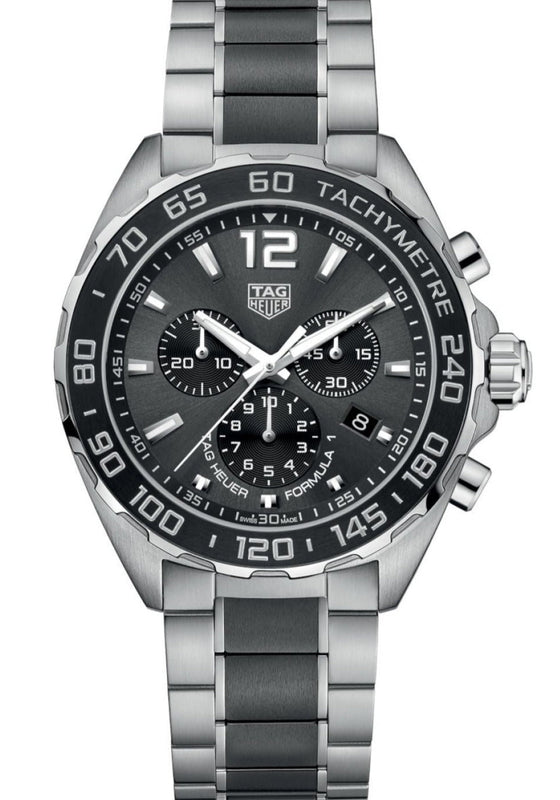 Tag Heuer Formula 1 Anthracite Dial Two Tone Steel Strap Watch For Men - CAZ1011.BA0843 Buy Now By Tag Heuer