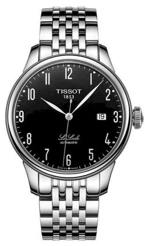 Tissot T Classic Powermatic 80 Black Dial Silver Steel Strap Watch For Men - T41.1.483.52 Buy Now By Tissot