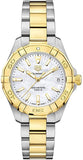 Tag Heuer Aquaracer Mother of Pearl Dial Two Tone Steel Strap Watch for Women - WBD1320.BB0320 Buy Now By Tag Heuer