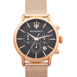 Maserati Epoca Black Dial Gold Mesh Bracelet Watch For Men - R8873618005 Buy Now By Maserati