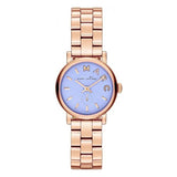 Marc Jacobs Mini Baker Blue Dial Rose Gold Steel Strap Watch for Women - MBM3285 Buy Now By Marc Jacobs