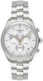 Tissot T Classic PR 100 Chronograph Silver Dial Silver Steel Strap Watch For Men - T101.417.11.031.00 Buy Now By Tissot