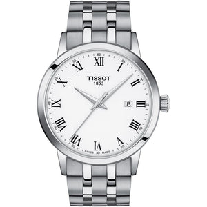 Tissot T Classic Dream White Dial Silver Steel Strap Watch For Men - T129.410.11.013.00 Buy Now By Tissot