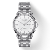 Tissot Automatics III Day Date White Dial Silver Steel Strap Watch For Men - T065.430.11.031.00 Buy Now By Tissot