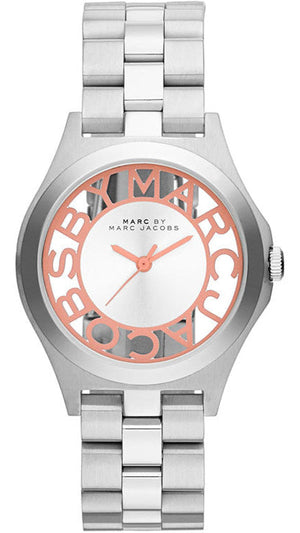 Marc Jacobs Henry Silver Dial Silver Steel Strap Watch for Women - MBM3294 Buy Now By Marc Jacobs