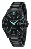 Maserati SFIDA Aqua Edition Analog Black Dial Black Steel Strap Watch For Men - R8853144001 Buy Now By Maserati