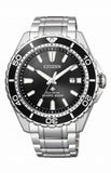 Citizen Promaster Diver Chronograph Black Dial Silver Steel Strap Watch For Men - BN0190-82E Buy Now By Citizen