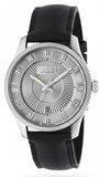 Gucci G Timeless Eryx Silver Dial Black Leather Strap Watch For Men - YA126338 Buy Now By Gucci