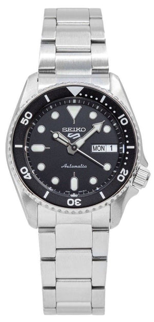 Seiko 5 Sports SKX Automatic Black Dial Silver Steel Strap Watch For Men - SRPK29K1 Buy Now By Seiko