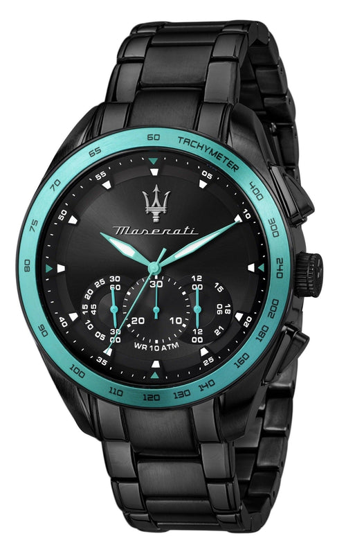 Maserati Traguardo Aqua Edition Black Dial Black Steel Strap Watch For Men - R8873644002 Buy Now By Maserati