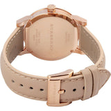 Burberry The City Beige Dial Beige Leather Strap Watch for Women - BU9109 Buy Now By Burberry