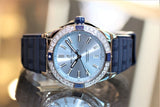 Breitling Super Chronomat Automatic 38 Diamonds Blue Dial Blue Rubber Strap Watch for Women - A17356531C1S1 Buy Now By Breitling