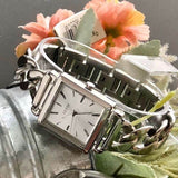 Guess Vanity Silver Dial Silver Steel Strap Watch for Women - W1029L1 Buy Now By Guess