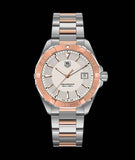 Tag Heuer Aquaracer Quartz White Dial Silver Strap Watch for Men - WAY1150.BD0911 Buy Now By Tag Heuer
