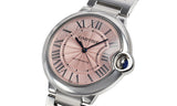 Cartier Ballon Bleu De Cartier Pink Dial Silver Steel Strap Watch for Women - W6920041 Buy Now By Cartier