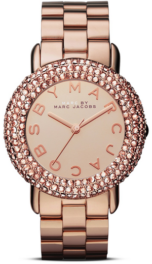 Marc Jacobs Marci Crystals Rose Gold Dial Rose Gold Steel Strap Watch for Women - MBM3192 Buy Now By Marc Jacobs