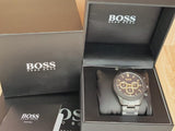 Hugo Boss Ikon Black Dial Black Steel Strap Watch for Men - 1513278 Buy Now By Hugo Boss