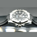 Tag Heuer Aquaracer Automatic Caliber 5 Black Dial Black Rubber Strap Watch for Men - WAY2110.FT8021 Buy Now By Tag Heuer