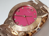 Marc Jacobs Amy Purple Dial Rose Gold Steel Strap Watch for Women - MBM8618 Buy Now By Marc Jacobs