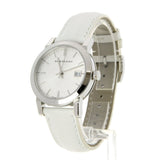 Burberry The City White Dial White Leather Strap Watch for Women - BU9128 Buy Now By Burberry