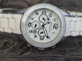 Marc Jacobs Rock White Dial White Silicone Strap Watch for Women - MBM2545 Buy Now By Marc Jacobs