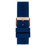 Guess Delta Blue Dial Blue Silicone Strap Watch for Men - GW0051G3 Buy Now By Guess