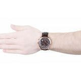 Guess Pursuit Chronograph Brown Dial Brown Leather Strap Watch for Men - W0500G3 Buy Now By Guess