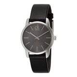 Calvin Klein City Black Dial Black Leather Strap Watch For Women - K2G23107 Buy Now By Calvin Klein